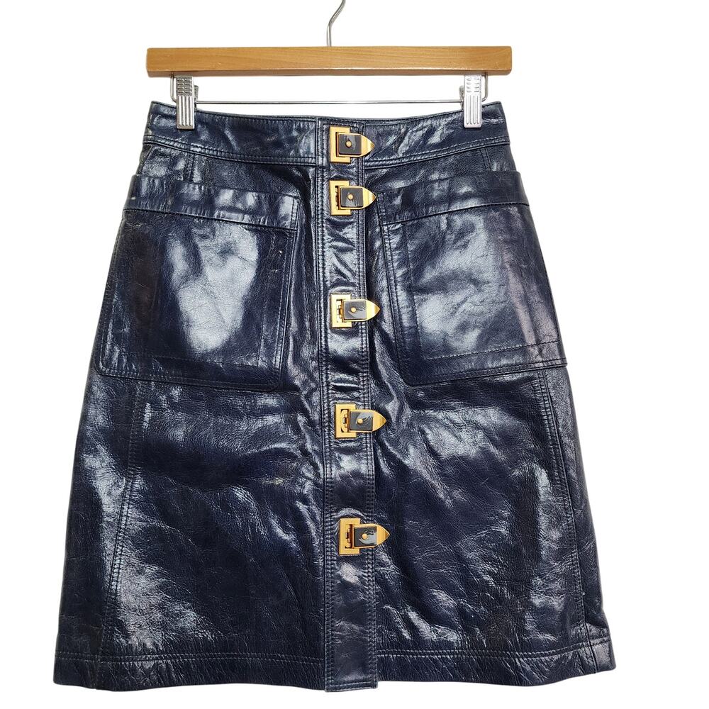 Tory Burch Leather Skirt